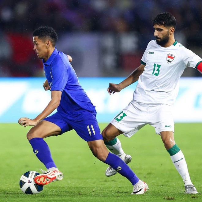 Thua luân lưu, tuyển Thái Lan nhìn Iraq vô địch Kings Cup 2023 - Ảnh 1.