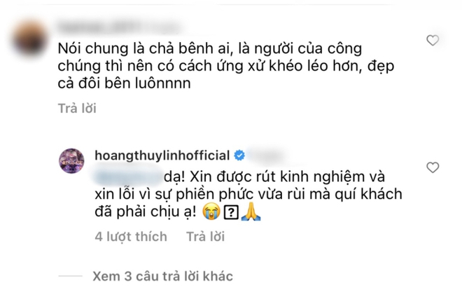 Hoàng Thuỳ Linh xin lỗi khán giả sau lùm xùm phát ngôn tại họp báo - Ảnh 2.