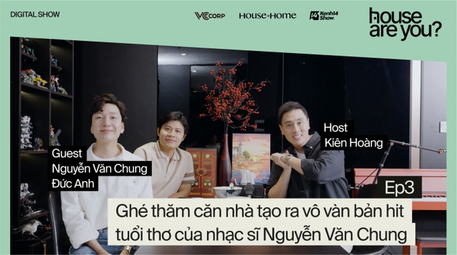 House Are You tập 3 thăm nhà 10 tỷ của nhạc sĩ Nguyễn Văn Chung: Nội thất tone đen sang chảnh, đồ trang trí có tiền cũng khó mua - Ảnh 8.
