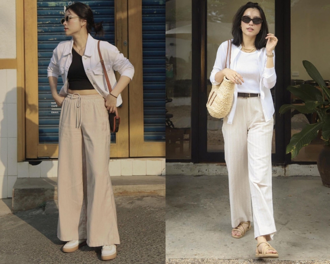 Cao chưa đến 1m60, Hà Trúc thường diện 4 kiểu quần dài tôn dáng - Ảnh 4.