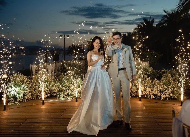 Cá mập Tuệ Lâm kết hôn cùng Tổng Giám đốc ngân hàng, đám cưới ấn tượng tại Hải Dương - Ảnh 6.