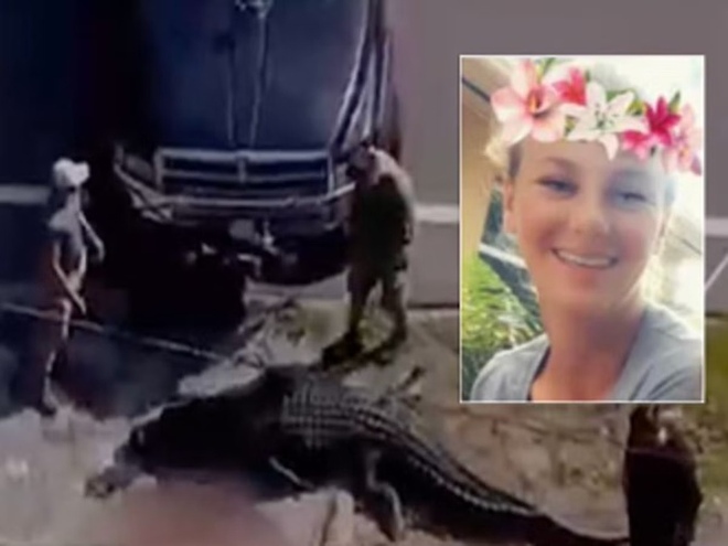 Mỹ giết cá sấu ngậm thi thể người phụ nữ - Ảnh 1.