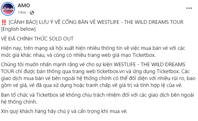 Concert Westlife tại Việt Nam bán hết sạch 15 nghìn vé chỉ sau 5 tiếng, fan kêu gọi mở đêm thứ 2! - Ảnh 3.