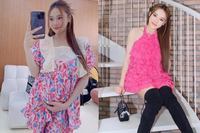 Nh&atilde; Phương lần đầu tung ảnh khoe trọn bụng bầu n&eacute;t căng ở th&aacute;ng cuối thai kỳ - Ảnh 4.