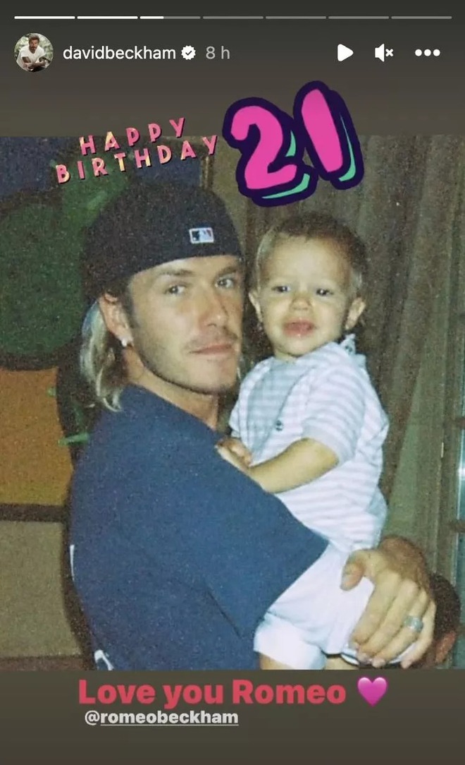 Romeo, con trai của David Beckham, chào đón sinh nhật với khoảnh khắc gia đình đầm ấm