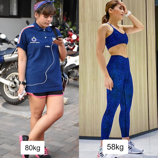 Loại 27kg mỡ thừa sau 6 tháng, người đẹp Thái Lan chỉ cách giảm cân - Ảnh 1.