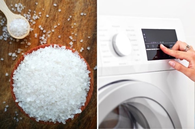 Đổ muối v&agrave;o m&aacute;y giặt c&oacute; t&aacute;c dụng g&igrave;? - Ảnh 1.
