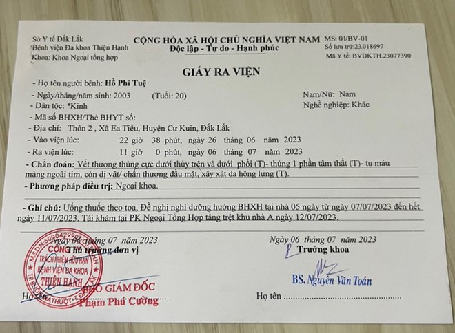Đâm trọng thương người khác, sau hơn 2 tháng vẫn nhởn nhơ! - Ảnh 2.