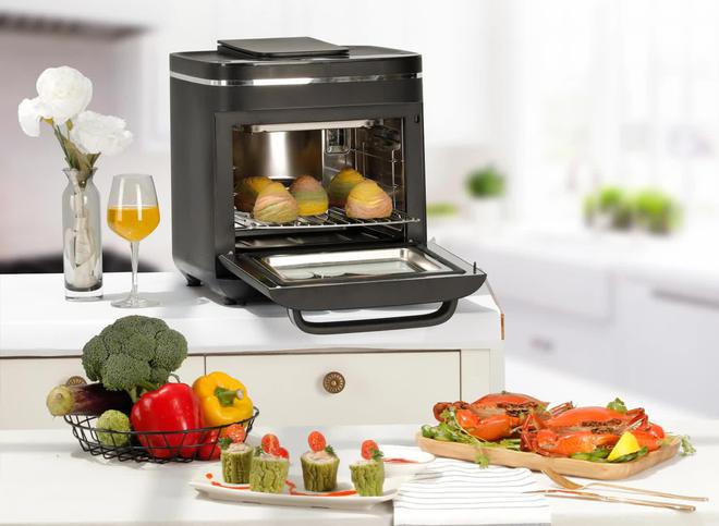 4 mẫu nồi chi&ecirc;n kh&ocirc;ng dầu đa chức năng thiết kế xinh xắn, gi&aacute; th&agrave;nh phải chăng - Ảnh 3.