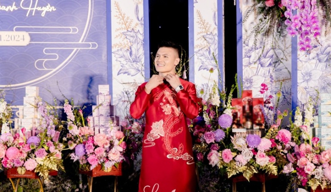 Mẫu đồng hồ nạm to&agrave;n kim cương, g&acirc;y cho&aacute;ng bởi mức gi&aacute; ng&uacute;t trời trong lễ ăn hỏi của Quang Hải - Ảnh 3.