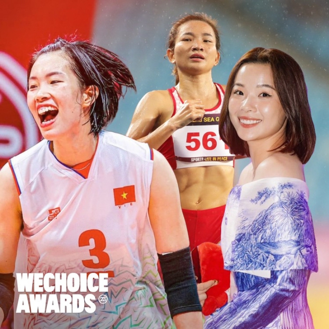 Ba “bông hồng thép” của thể thao Việt Nam tại WeChoice Awards: Hotgirl cầu lông, khủng long 1m93 và siêu nhân điền kinh - Ảnh 1.
