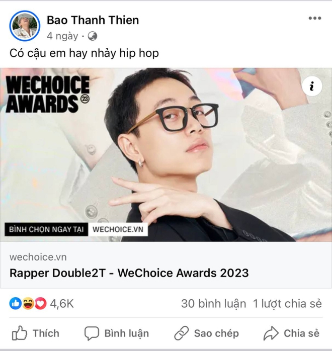 Màn chào sân rực rỡ của Double2T: Nhận 4 đề cử tại WeChoice, cả dàn rapper ủng hộ vote để... đòi chia giải - Ảnh 7.