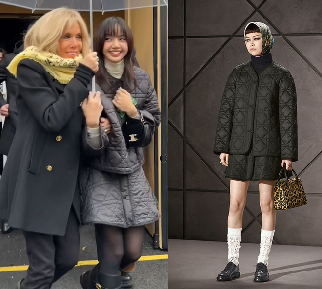 Celine c&oacute; chạnh l&ograve;ng khi Lisa diện đồ Dior xuống phố c&ugrave;ng Đệ nhất phu nh&acirc;n Ph&aacute;p? - Ảnh 2.