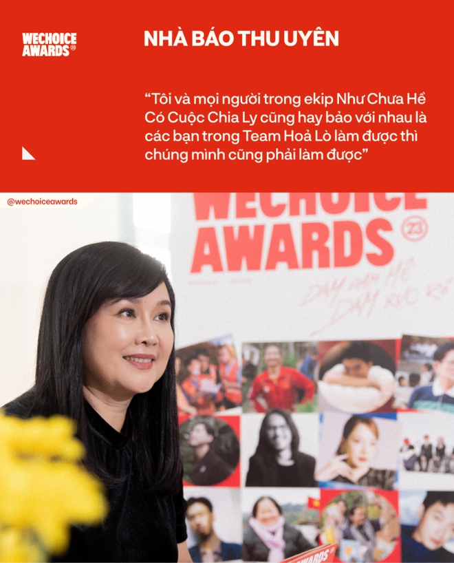 Nh&agrave; b&aacute;o Thu Uy&ecirc;n - HĐTĐ WeChoice Awards 2023: &ldquo;Cảm hứng giống như mồi lửa, phải c&oacute; nhi&ecirc;n liệu th&igrave; mới bắt được&rdquo; - Ảnh 4.