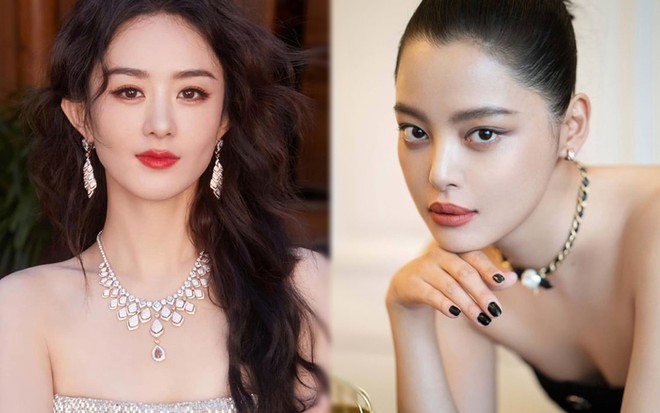 Chỉ 1 khung h&igrave;nh, Triệu Lệ Dĩnh v&agrave; T&acirc;n Chỉ L&ocirc;i đ&atilde; l&ecirc;n ngay hot search Weibo - Ảnh 1.