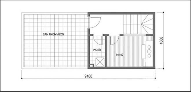 Tư vấn thiết kế nh&agrave; nhỏ vừa c&oacute; đủ diện t&iacute;ch để xe, vừa c&oacute; kh&ocirc;ng gian tho&aacute;ng đ&atilde;ng cho gia đ&igrave;nh 3 thế hệ - Ảnh 3.