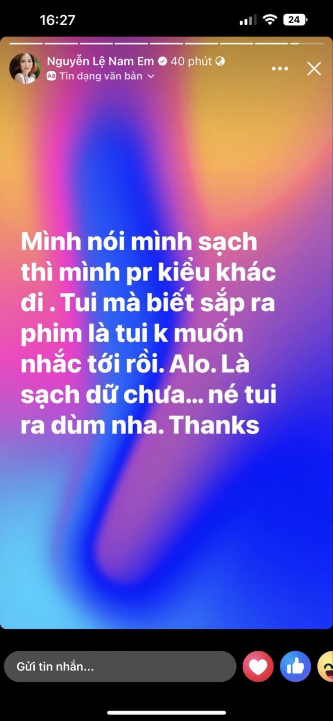Nam Em đăng đ&agrave;n hỏi sạch dữ chưa sau khi Bạch C&ocirc;ng Khanh nhắc t&ecirc;n - Ảnh 4.