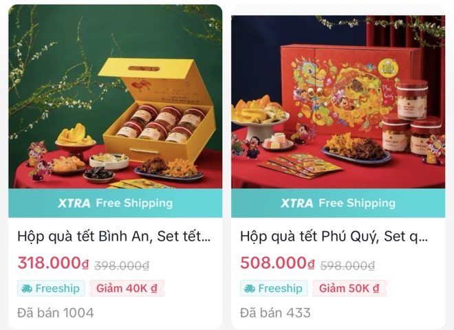 Review set qu&agrave; Tết 399k của Quang Linh Vlogs: C&aacute;c m&oacute;n c&oacute; đặc trưng ri&ecirc;ng, được TikToker d&agrave;nh lời khen đặc biệt - Ảnh 4.