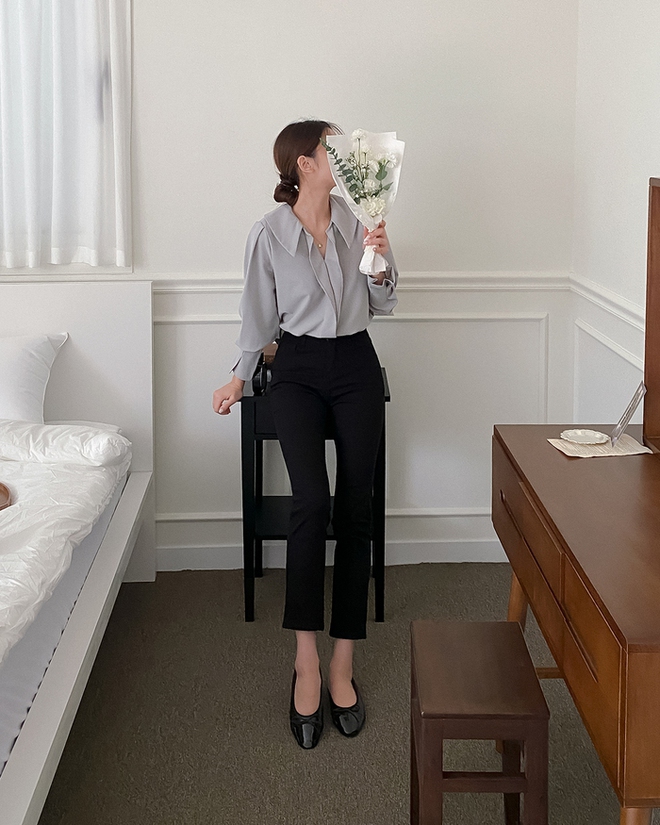 10 c&aacute;ch diện quần ống b&oacute; t&ocirc;n d&aacute;ng, thanh lịch tới c&ocirc;ng sở - Ảnh 2.