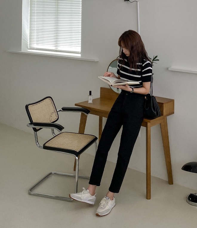 10 c&aacute;ch diện quần ống b&oacute; t&ocirc;n d&aacute;ng, thanh lịch tới c&ocirc;ng sở - Ảnh 10.