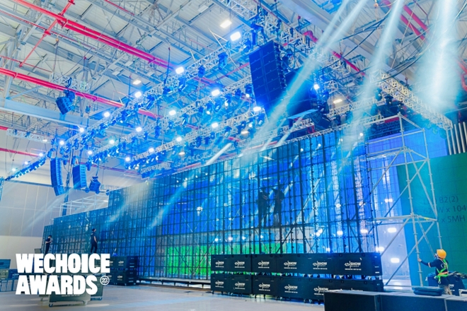 Hé lộ sân khấu Gala WeChoice 2023: Màn hình LED siêu to khổng lồ, tất cả đã sẵn sàng cho các tiết mục chưa từng có - Ảnh 5.
