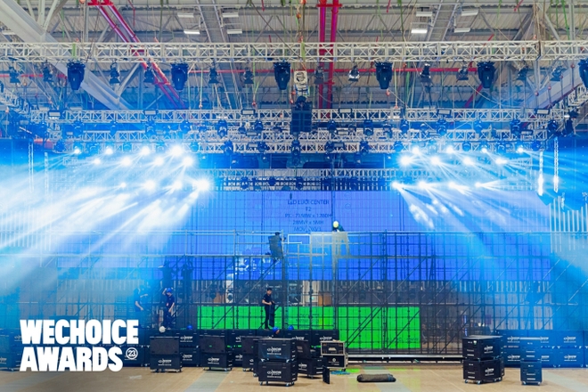 Hé lộ sân khấu Gala WeChoice 2023: Màn hình LED siêu to khổng lồ, tất cả đã sẵn sàng cho các tiết mục chưa từng có - Ảnh 4.