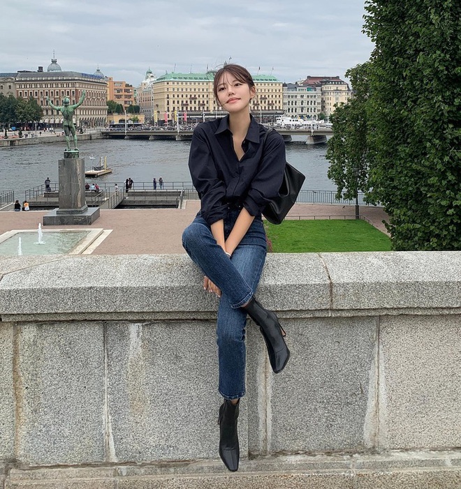 10 c&aacute;ch diện quần ống b&oacute; t&ocirc;n d&aacute;ng, thanh lịch tới c&ocirc;ng sở - Ảnh 4.