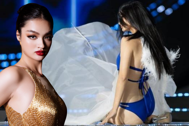 Thí sinh Hoa hậu Hoàn vũ Việt Nam kể vụ ngã đập mặt xuống sàn khi diễn bikini - Ảnh 2.