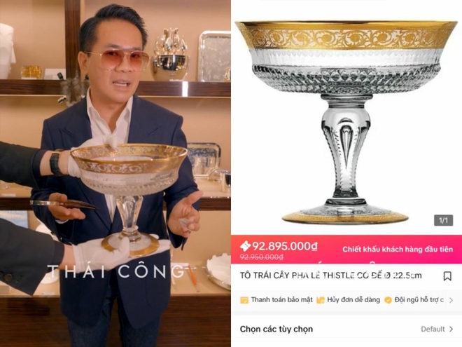 Dạo chợ mạng sắm chén đĩa quý tộc của NTK Thái Công, có món hơn 200 triệu đồng khiến ai cũng choáng váng - Ảnh 3.