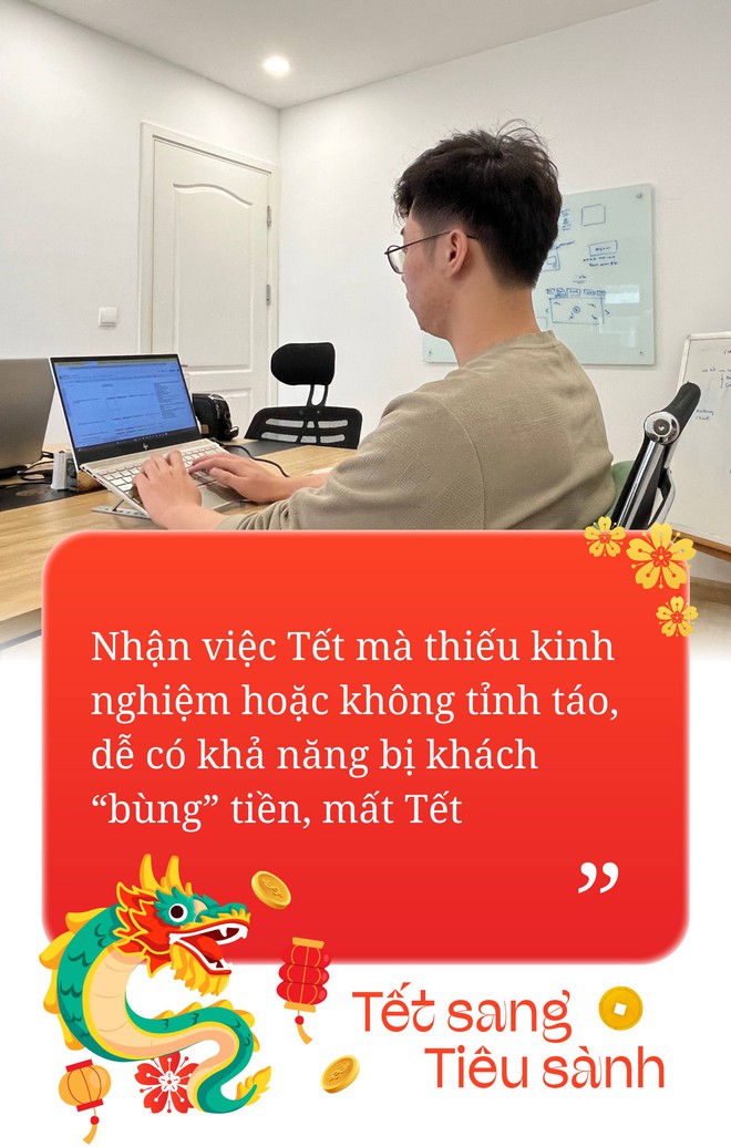 Nghề tay trái, Tết hái bộn tiền: 5 ngày kiếm bằng 2 tháng lương nhưng lo “ngay ngáy” vì kiếp nạn “quỵt tiền, bùng đơn” - Ảnh 5.