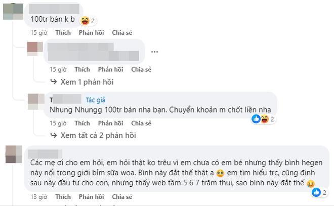 Cả vũ trụ bỉm sữa Việt đang tranh c&atilde;i v&igrave; chiếc b&igrave;nh sữa 100 triệu đồng, bất ngờ th&uacute; vui đắt đỏ - Ảnh 3.