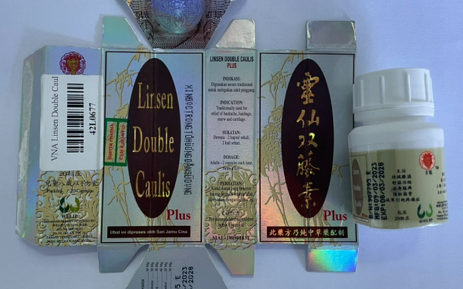 Phát hiện sản phẩm Linsen Double Caulis không rõ xuất xứ, trộn trái phép tân dược - Ảnh 1.
