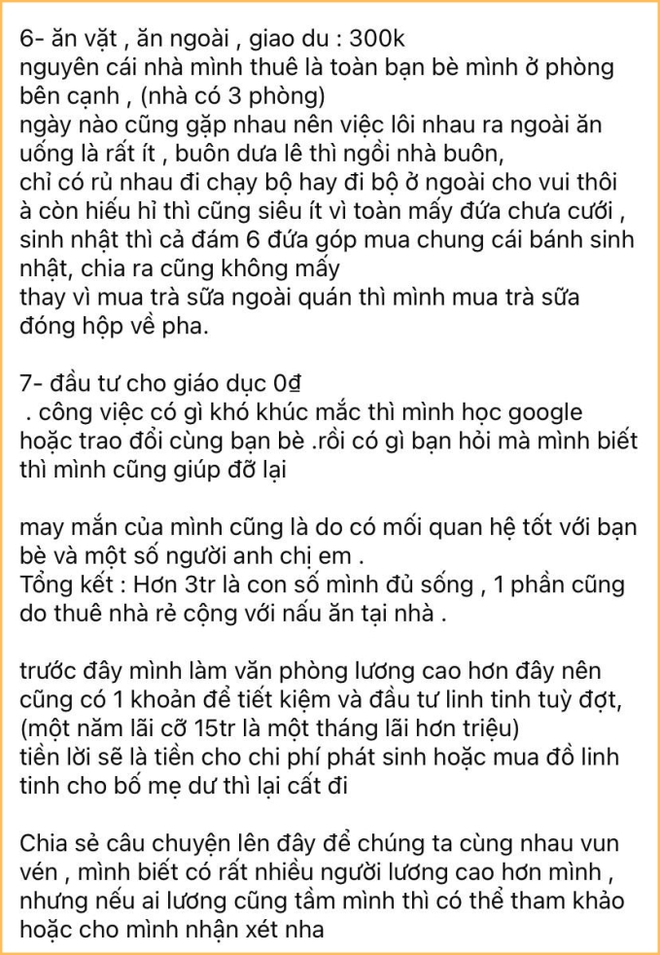 Lương 6 triệu vẫn tiết kiệm được 2-3 triệu: 1 năm shopping tối đa 2 lần, thèm trà sữa thì tự mua về pha- Ảnh 2.