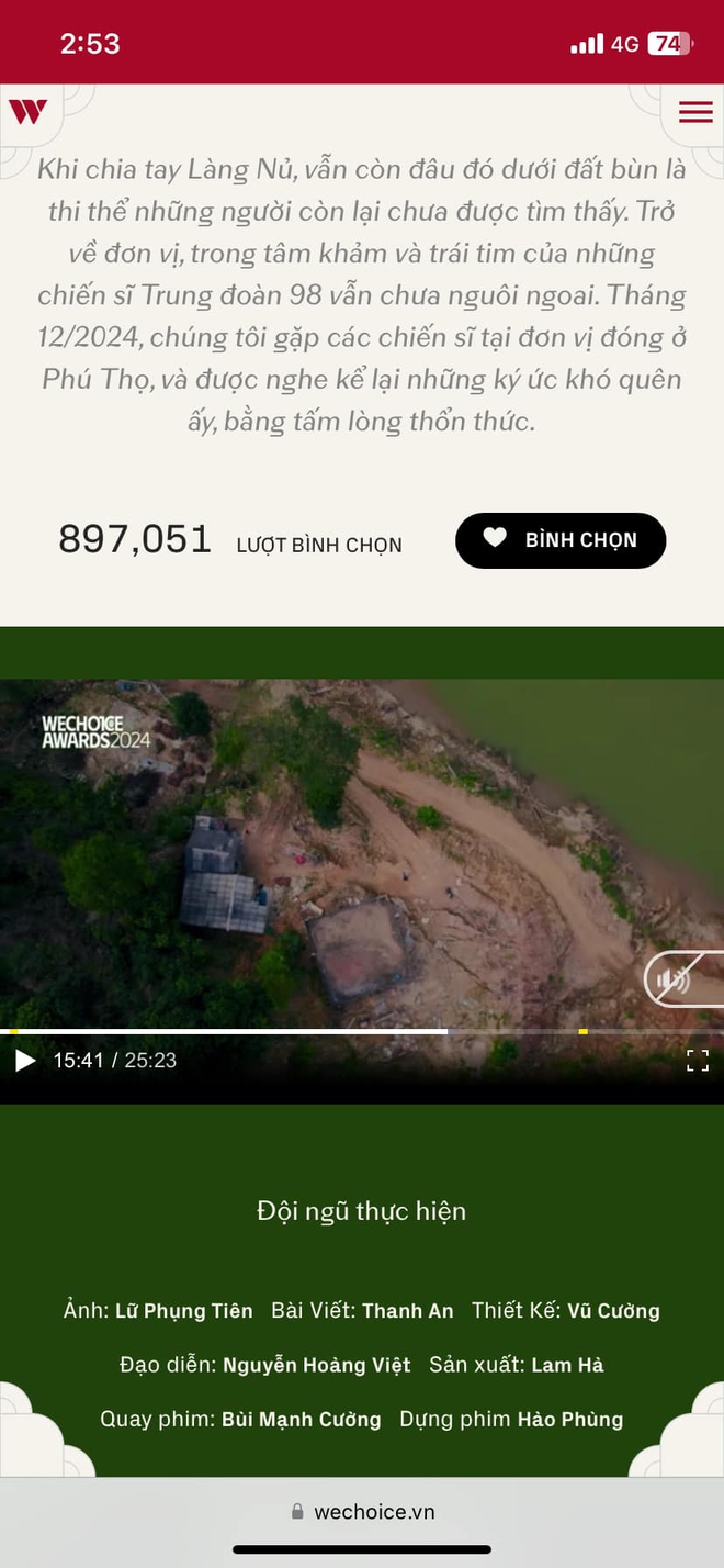 "Lên sóng" 20 video đầy cảm xúc của 20 đề cử nhân vật truyền cảm hứng WeChoice Awards 2024- Ảnh 17.