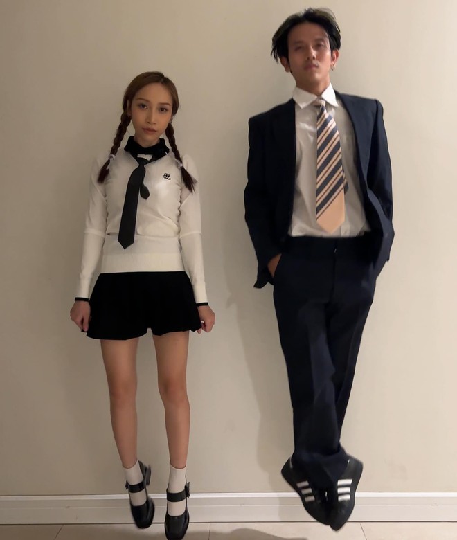 Thời trang cặp đôi siêu cá tính của con gái út nhà diva Mỹ Linh và bạn trai - Ảnh 4.