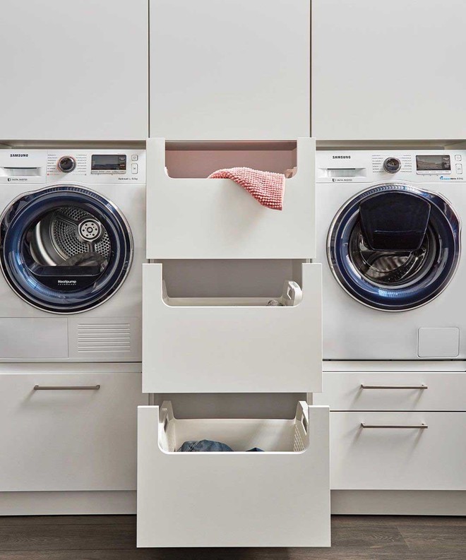 Phòng giặt 3m2 được mẹ đảm ở Hàn Quốc sắp xếp lại vô cùng tinh tế - Ảnh 6.