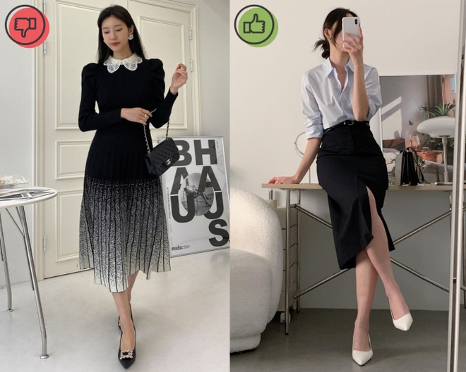 Chân váy công sở dáng dài xẻ vạt eo thắt đai - Hanyza Store