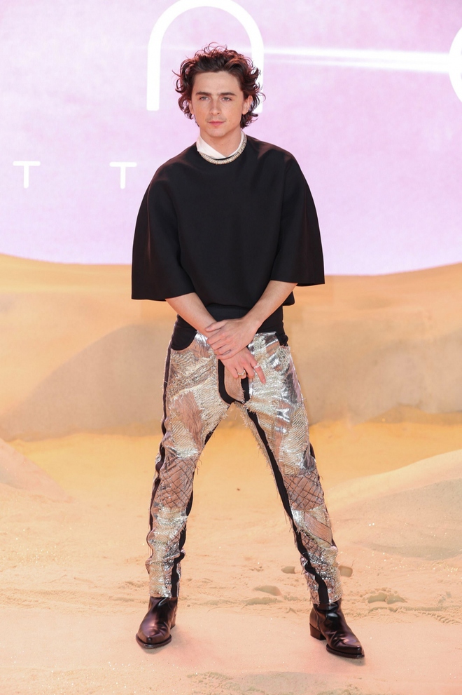 Trang phục khác lạ của dàn diễn viên Dune 2 trên thảm đỏ - Ảnh 3.
