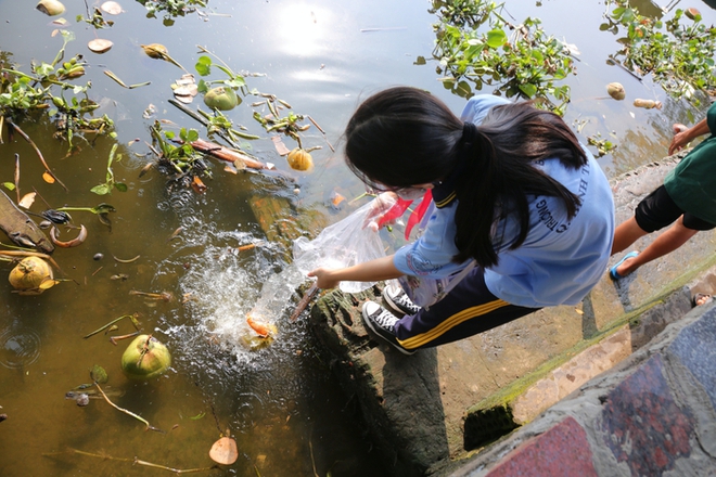 Tàu kiểm ngư, cảnh sát được huy động ngăn chặn chích điện vớt cá ngày ông Táo ở TPHCM - Ảnh 16.