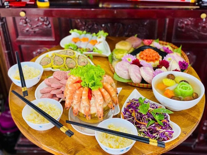 M&acirc;m cỗ c&uacute;ng rằm th&aacute;ng Gi&ecirc;ng 2024 đầy đủ gồm những g&igrave;? - Ảnh 1.