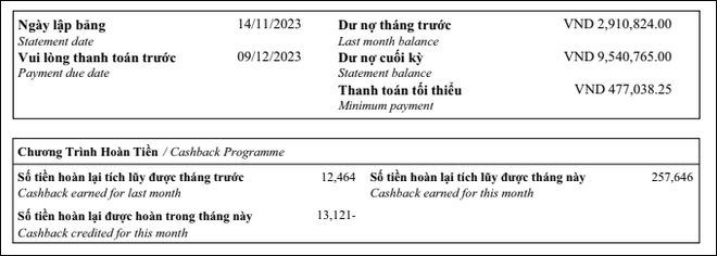 Cô vợ trẻ ở Hà Nội dùng 3 thẻ tín dụng cùng lúc, có lúc được hoàn đến 2 triệu/tháng nhờ bí kíp mà ai cũng có thể làm được - Ảnh 3.