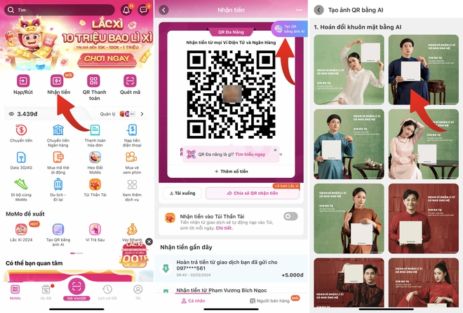 Năm hết Tết đến, d&acirc;n mạng rần rần với trend đ&ograve;i l&igrave; x&igrave; bằng QR Code tr&ecirc;n MoMo, đ&acirc;y l&agrave; c&aacute;ch để bạn bắt trend cực mượt - Ảnh 2.