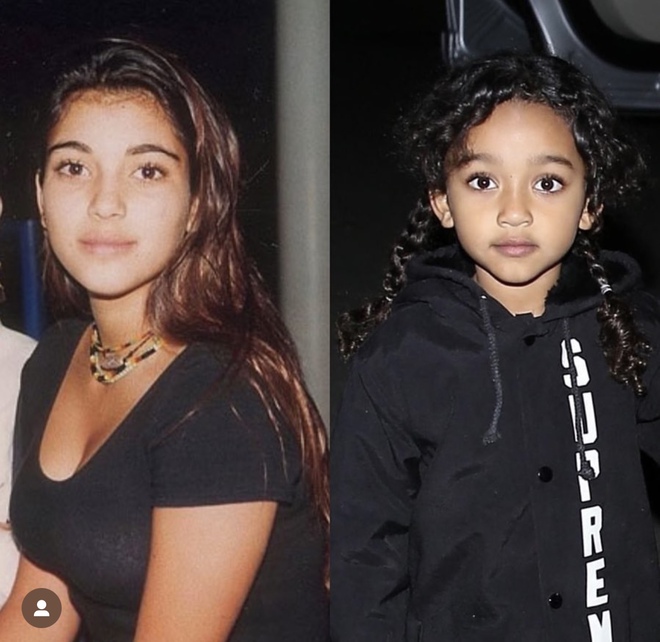 The older Kim Kardashian's daughter becomes, the more she "blooms", her current beauty is like a "copycat" from mother - Photo 4.