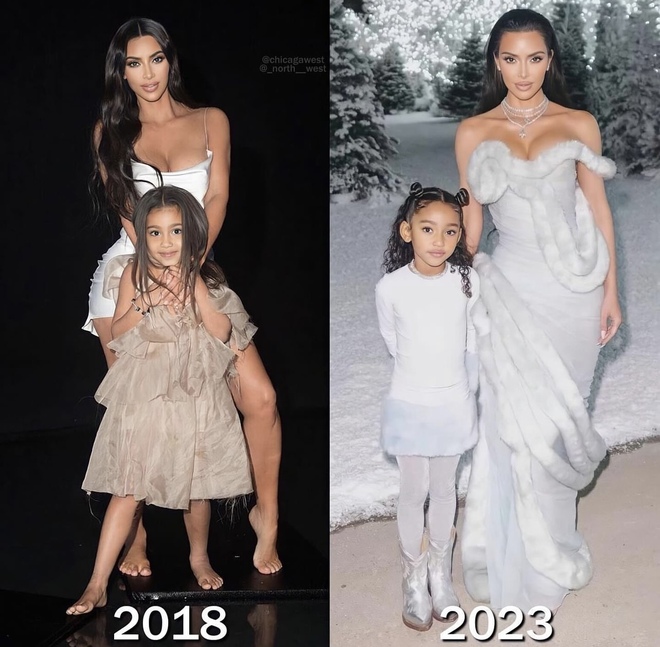 The older Kim Kardashian's daughter becomes, the more she "blooms", her current beauty is like a "copycat" from mother - Photo 3.