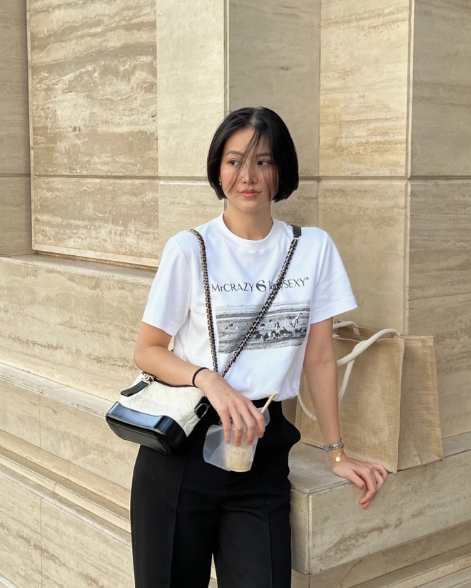 Tham khảo Hoa hậu Phương Khánh cách mặc đẹp và sang chảnh cho nàng tóc ngắn - Ảnh 4.