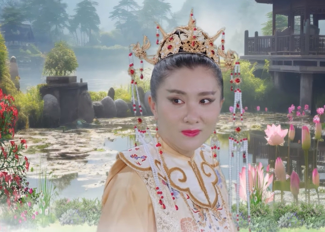Nữ phụ phim cổ trang Việt bị chê makeup quá lố, tạo hình sến rện khiến khán giả nhức mắt - Ảnh 2.