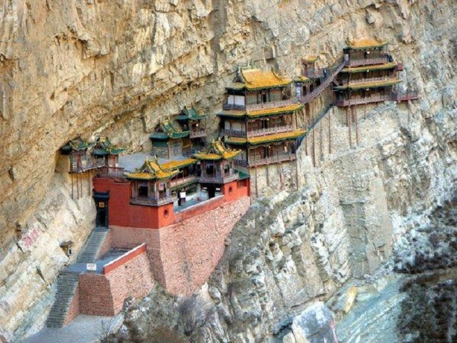Ngôi chùa nguy hiểm nhất Trung Quốc cheo leo trên vách núi hơn 1.500 năm - Ảnh 6.
