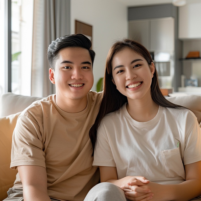 Chọn thuê nhà gần bố mẹ, cặp vợ chồng trẻ ở Hà Nội tiết kiệm được 10 triệu/tháng - Ảnh 1.