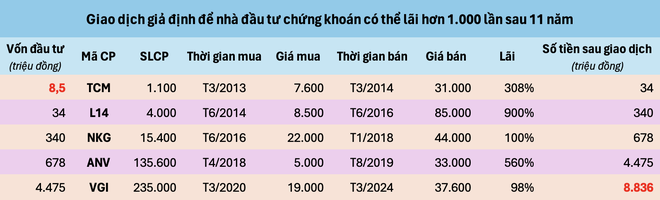 Bỏ 8,5 triệu vào chứng khoán 11 năm trước, mua cổ phiếu nào để bây giờ có 8,8 tỷ đồng? - Ảnh 2.