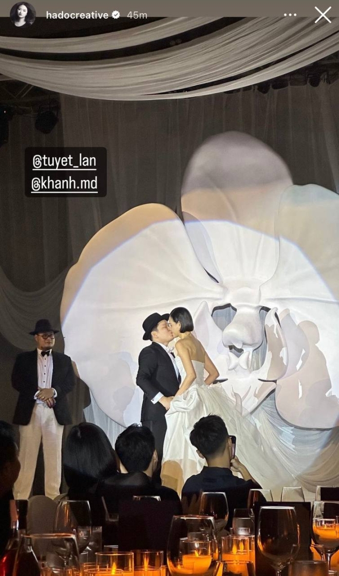 Hoa cưới của siêu mẫu Tuyết Lan chứa đựng ý nghĩa xúc động, không gian cưới thiết kế độc lạ gây ấn tượng với dàn khách - Ảnh 4.